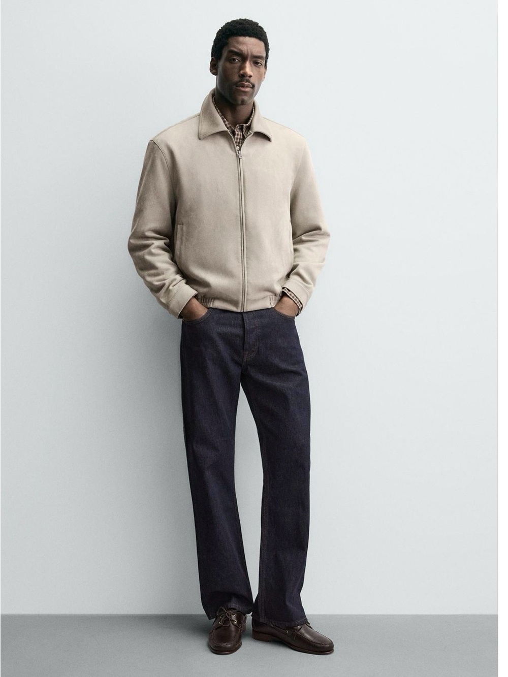 Men's Dark Indigo Straight-Leg Jeans